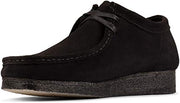 Clarks Unisex Wallabee Shoe — Black Suede