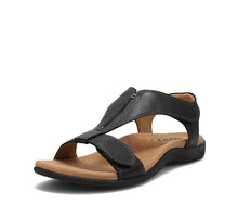 Taos The Show Premium Leather Women's Sandal in Black