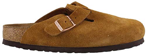 Birkenstock Men's Boston Soft Footbed Clogs, Mink, Brown R
