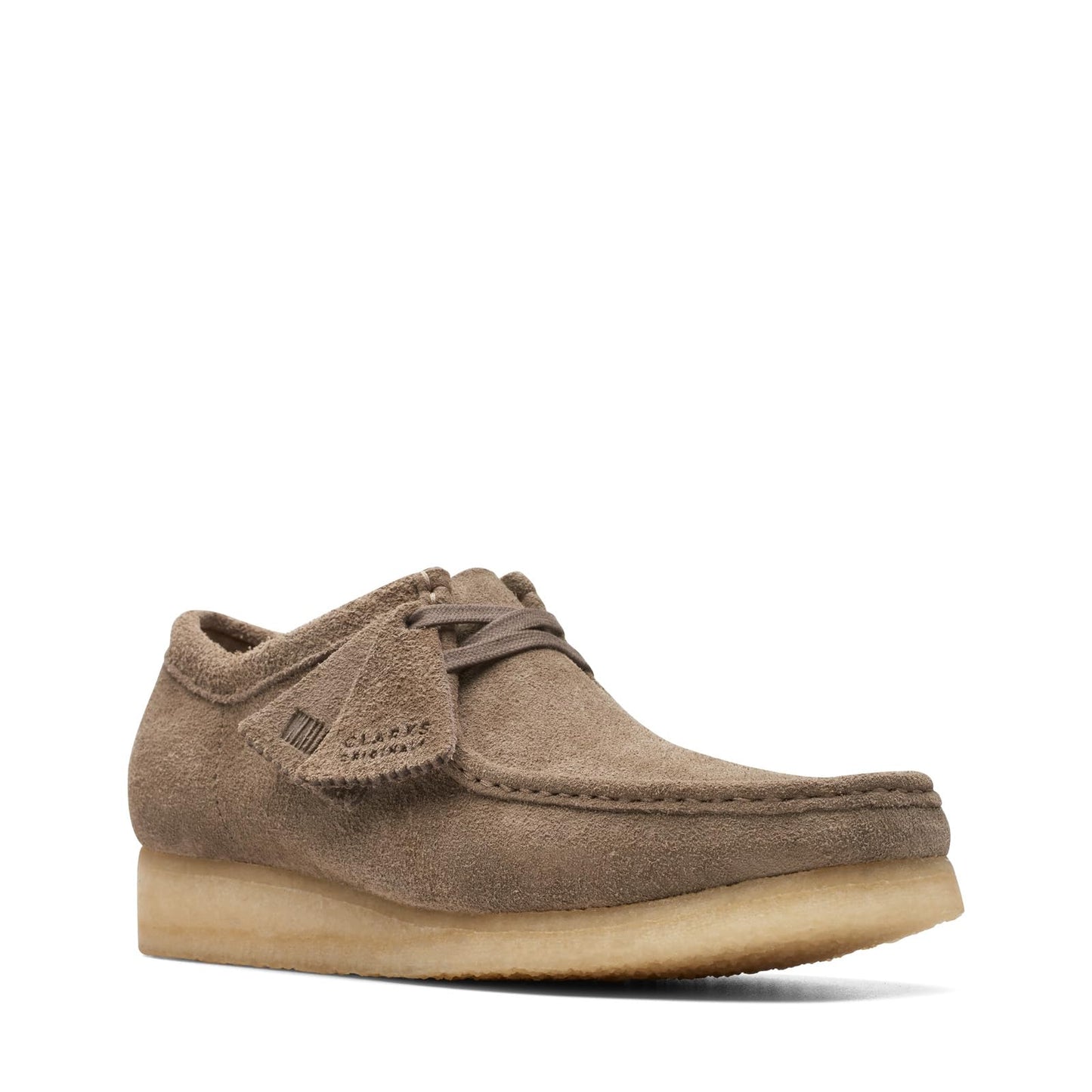 Clarks Men's Wallabee Oxford, Dark Grey Suede