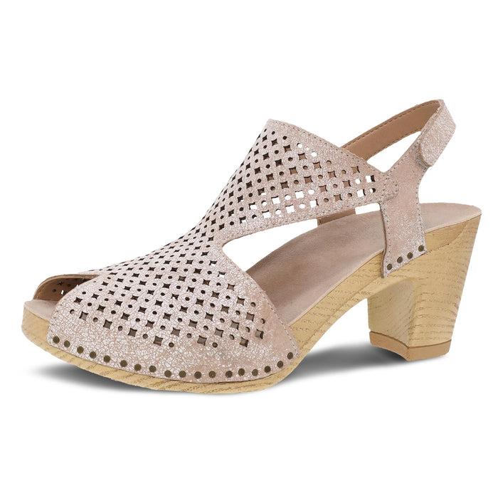 Dansko Teagan Stylish Peep Toe Sandal for Women - White