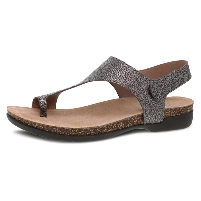 Dansko Reece Sandal for Women – Pewter Metallic