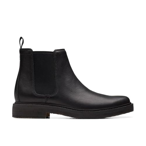 Clarks Men's Clarkdale Easy Chelsea Boot, Black Leather