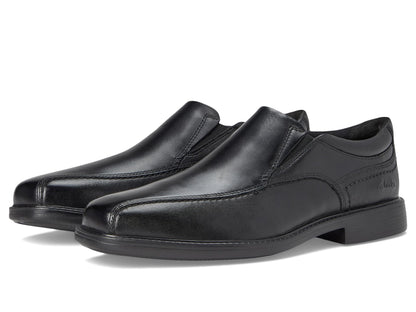 Clarks Men's Dresslite Step Loafer, Black Leather