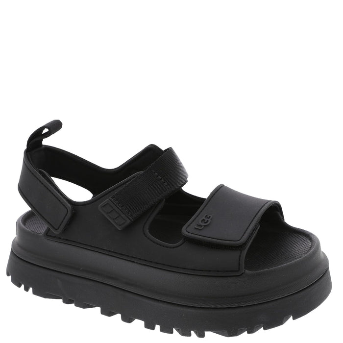 UGG Women's GOLDENGLOW Flat Sandal, Bison Brown, 11