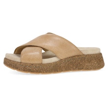 Dansko Bridget Platform Slide Sandal for Women - Honey in Honey