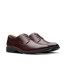Clarks Men's Eldredge Plain Oxford, Dark Brown Leather