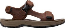 Clarks Men's Saltway Edge Sandal, Dark Brown Leather