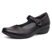 Dansko Fawna Mary Jane for Women - Black Leather in Black