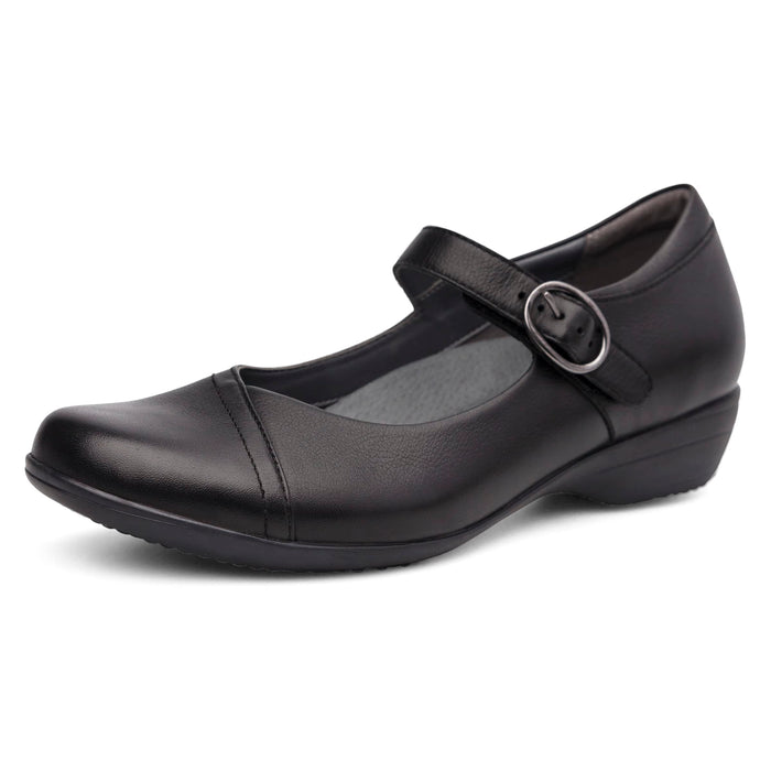 Dansko Fawna Mary Jane for Women - Black Leather