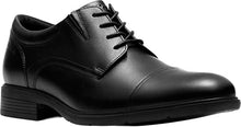 Clarks Men's Steadwell Cap Oxford, Black Leather