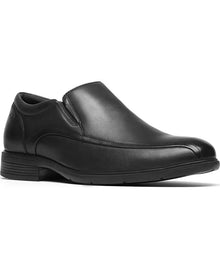 Clarks Men's Steadwell Step Loafer, Black Leather