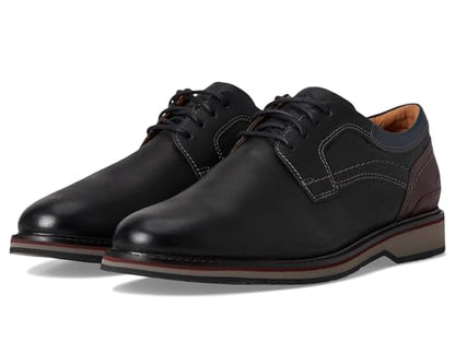 Clarks Men's Monahan Plain Oxford, Black Leather