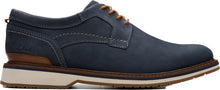 Clarks Men's Monahan Plain Oxford, Navy Nubuck
