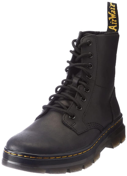 Dr. Martens unisex adult Lace Fashion Boot, Black Wyoming