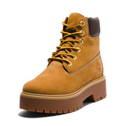 Timberland Women's Stone Street 6 Inch Lace Up Waterproof Boot, Wheat
