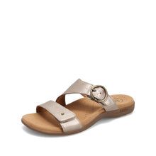 Taos Footwear Women's Westside Champagne Sandal in Chmp