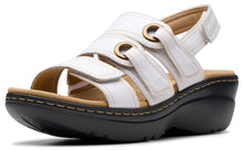Clarks Women's Merliah 2 Bali Heeled Sandal in White