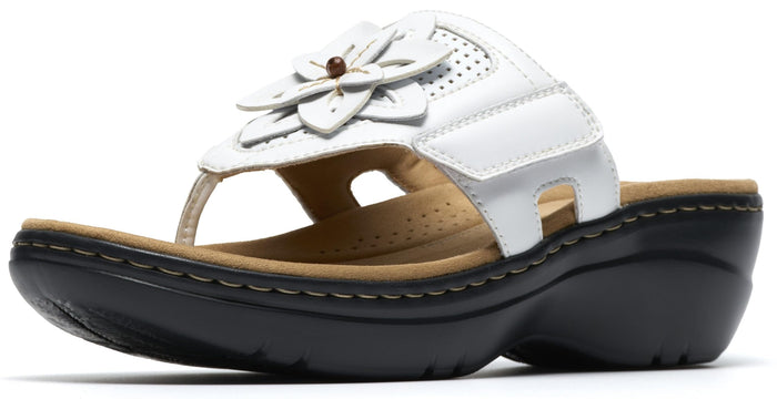 Clarks Women's Merliah 2 Kyla Heeled Sandal — White Combi