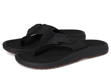 Clarks Men's Breeze Cloudsteppers Flip-Flop, Black Synthetic in Black