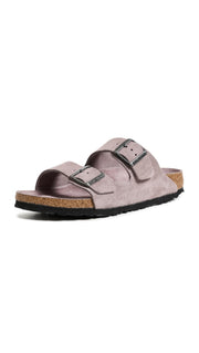 Birkenstock Arizona Soft Footbed Tonal Sandal — Faded Purple, main view