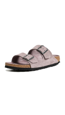 Birkenstock Women's Arizona Soft Footbed Tonal Sandal — Faded Purple in Faded purple