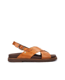 Pikolinos Women's Aitana Flat Sandal in Brandy