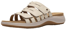 Clarks Women's Maelynn Abby Slide Sandal — Cream Leather in Cream