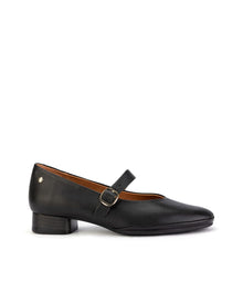 Pikolinos Women's Ubeda Heeled Shoe — Wide Fit in Black