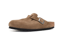 Birkenstock Womens Boston Clog - Suede Dark Tea in Dark.tea