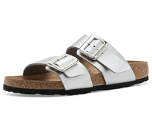 Birkenstock Womens Sydney Luxe Buckle - Metallic Silver in Silver