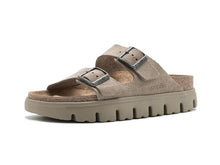 Birkenstock Womens Arizona Chunky - Suede Taupe in Taupe
