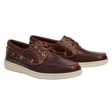 Timberland Men's Portofino Pier Boat Shoe, Burgundy Full Grain in Burgundy