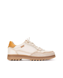 PIKOLINOS Vigo Sneakers Women | Leather | Memory Foam | White in Nata