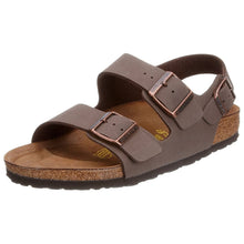 Birkenstock Milano Sandal,Mocha Birkibuc in Mocha