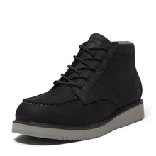 Timberland Men's Redwood Edge Moc-Toe Chukka Boot, Black Nubuck in Black