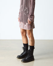 Dr. Martens 1490 Virginia Boot Black — 3/4 view