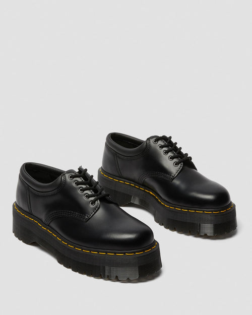 Dr. Martens 8053 Quad Platform Lace-Up Black — top view
