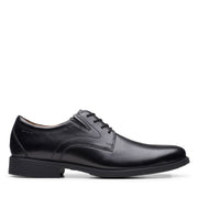 Clarks Whiddon Plain black — toe-right lateral