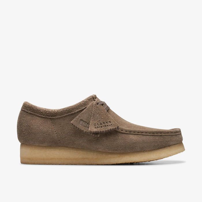 Clarks Men's Wallabee Oxford — Dark Grey Suede