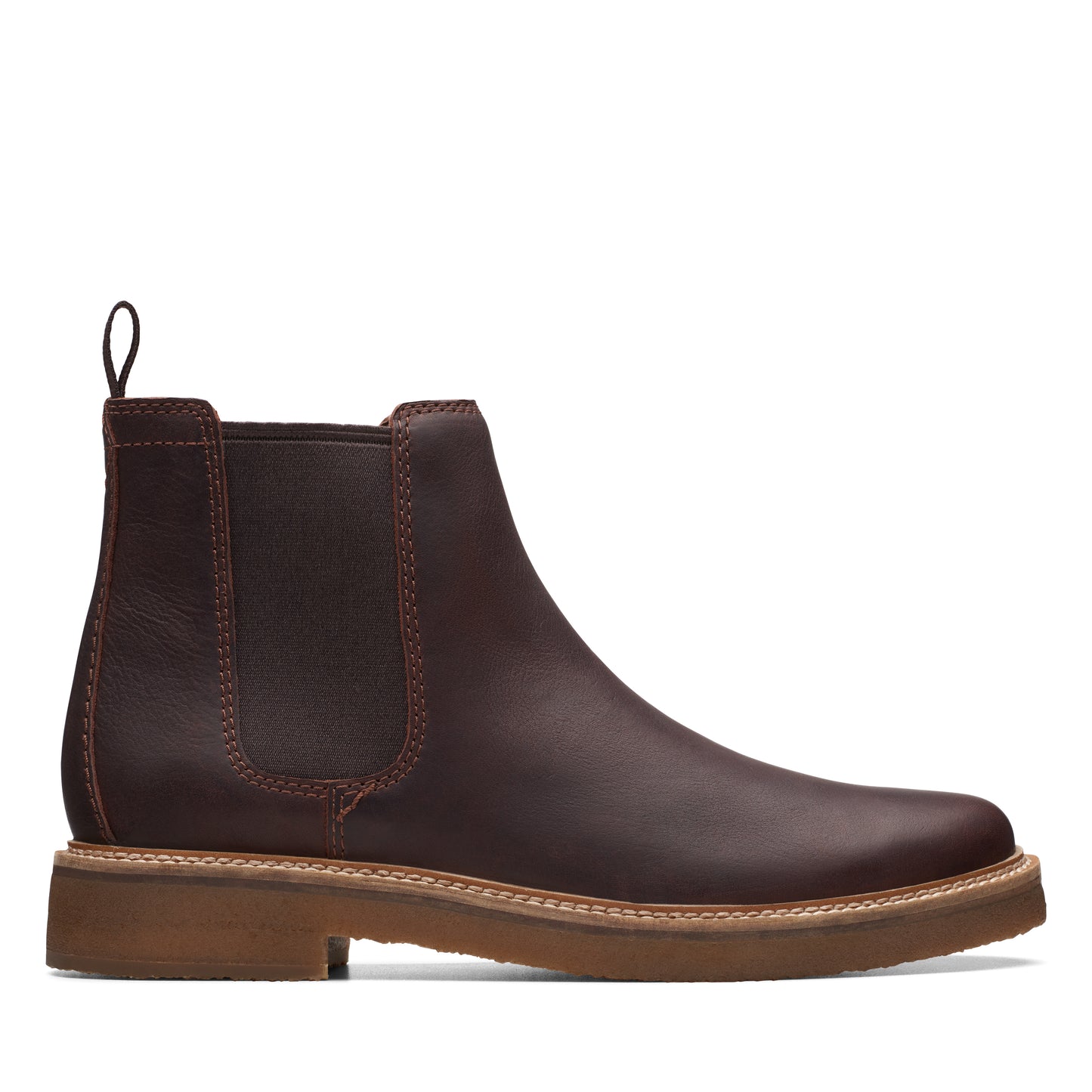 Clarks Men's Clarkdale Easy Chelsea Boot Tan Leather
