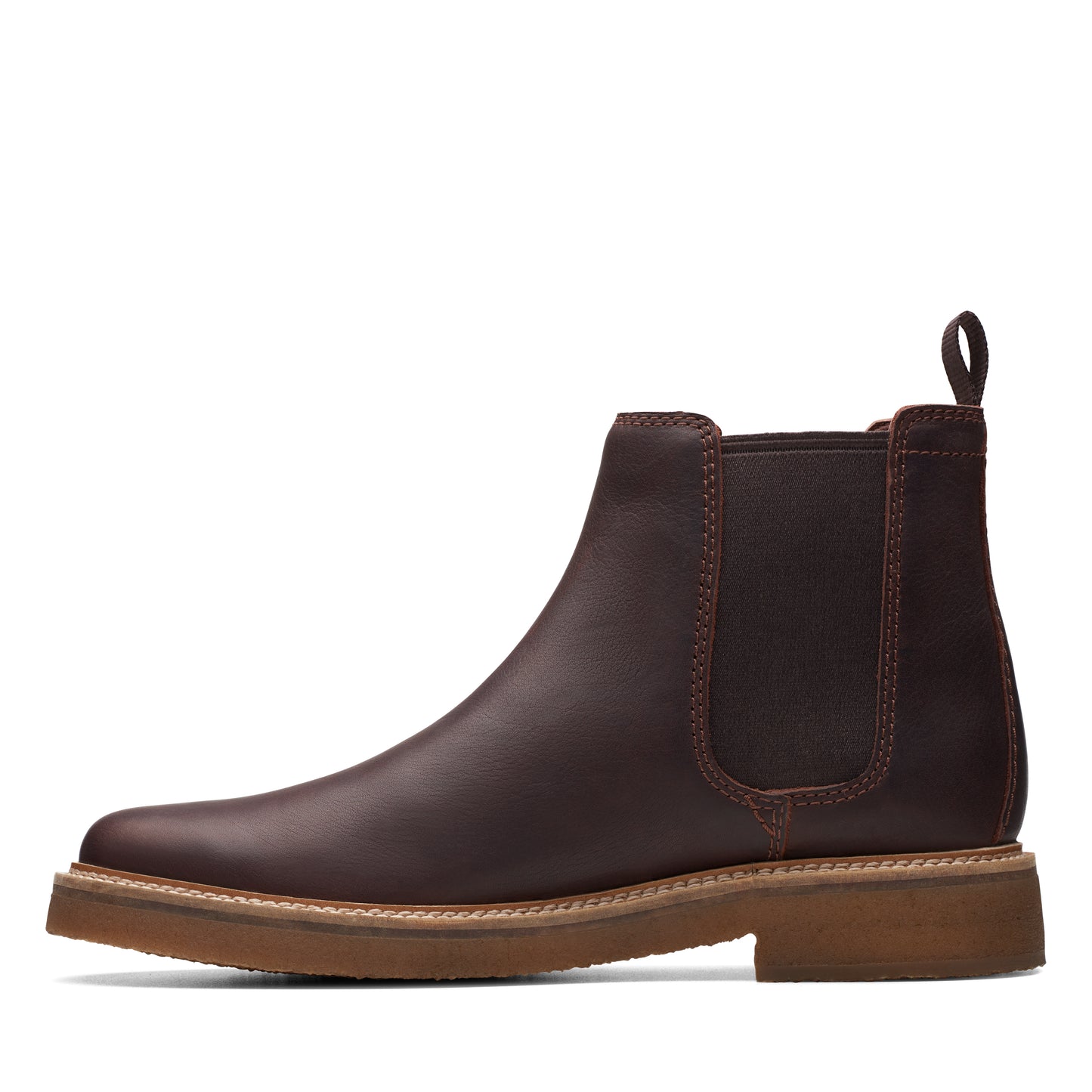Clarks Men's Clarkdale Easy Chelsea Boot Tan Leather