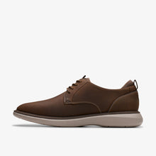 Clarks Men's Brantin Plain Lace-Up — Beeswax Leather in Beeswax