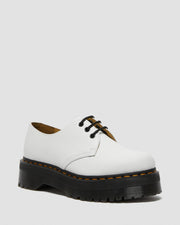 Dr. Martens Women's 1461 Quad Platform Shoe - White