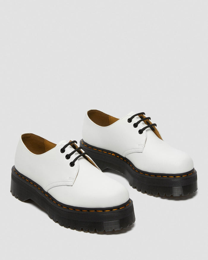 Dr. Martens Women's 1461 Quad Boot — White