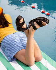 Dr. Martens Voss II Sandal Black — back view