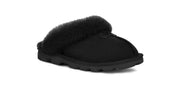 UGG Women's Coquette Slipper in Black — three-quarter view
