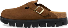 Birkenstock Women's Boston Chunky Shearling Platform Clog in Black
