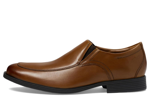 Clarks Men's Whiddon Step Slip-On in Dark Tan