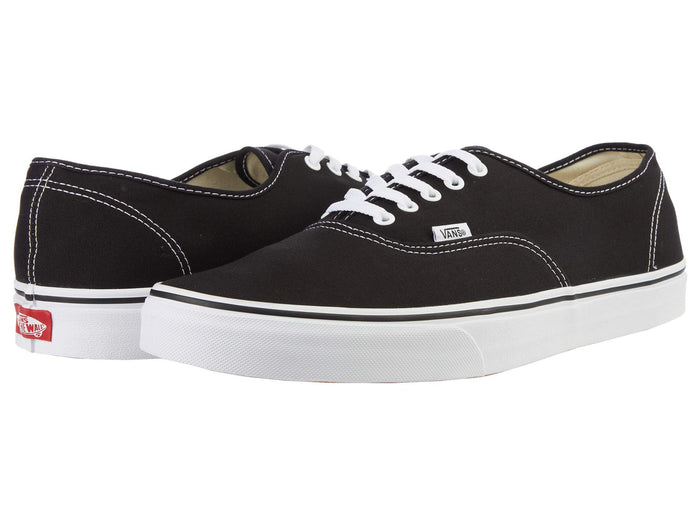 Vans Unisex Authentic Canvas Sneaker — Black